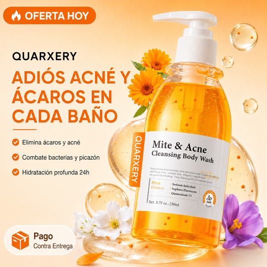 Gel Corporal QUARXERY | Piel Limpia, Sin Acné Ni Ácaros