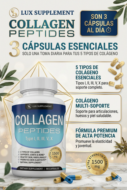 TOPLUX COMPLEJO DE PÉPTIDOS DE COLÁGENO MÚLTIPLE DE 1500 MG®